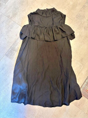 California Moon Rise Black shift dress